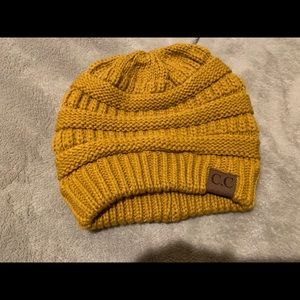 C.C mustard beanie!